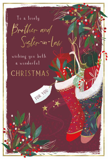 Picture of BROTHER & SISTER IN LAW CHRISTMAS CARD